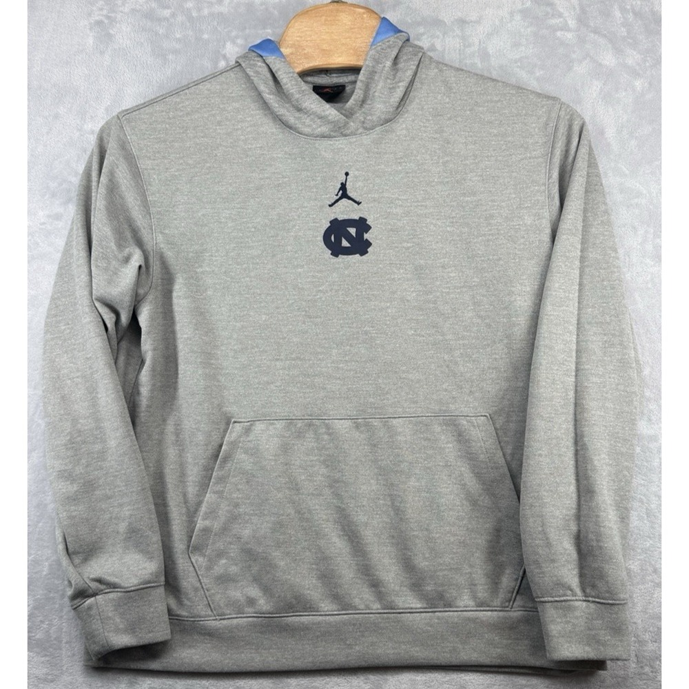 Nike Jordan UNC North Carolina Tar Heels Team Issued Hoodie Gray Men's XLT Tall